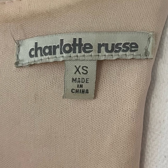 Rose Gold Sequin Cocktail dress plunging v neck sleeves - Picture 13 of 14